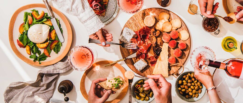 maridajes con vinos rosados